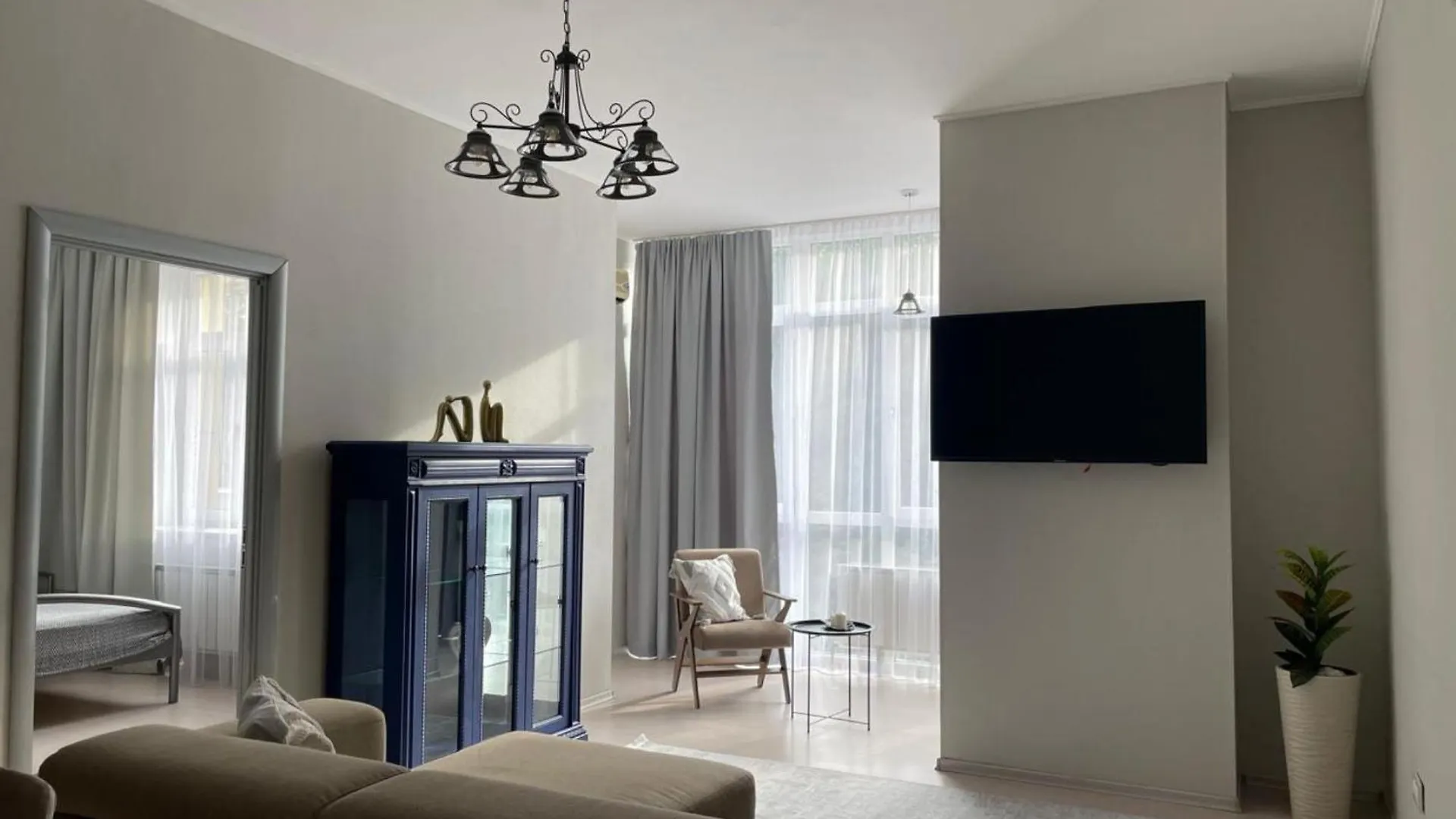 Apartment Просторные Двухкомнатные Апартаменты Индиго Almaty